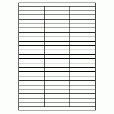 434 - Label Size 70mm x 12mm - 69 labels per sheet